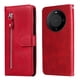 thumbnail image 1 of Funda con Cremallera para Huawei Mate 60 Pro, Carcasa Cartera de Cuero PU con Soporte y Tarjetero, 1 of 6