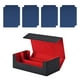 thumbnail image 3 of Caja De Baraja De Cartas Coleccionables, Juguete De Tarjeta De Recolección Fuerte, Estuche Para Tarjetas Deportivas De Cuero PU, Negro, Rojo, Azul Oscuro, 3 of 5