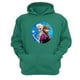 thumbnail image 1 of Polerón Canguro Elsa Y Anna Verde Aguamarina Talla L Unisex, 1 of 1