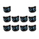 thumbnail image 1 of 10 Piezas De Cuentas De Cabeza De Gato, Cuentas De Gatito Para Pulseras, Adornos, Cuentas Negras Y Ojos Azules, 1 of 5