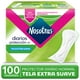 thumbnail image 1 of Protectores Femeninos Nosotras Diarios Cortos, 100 Un, 1 of 3