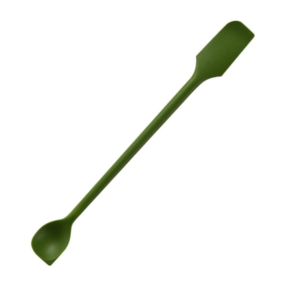 Espátula De Silicona Para Cocina, Cosmética, Champús, Ketchup Y Acondicionadores, Color Verde.