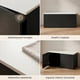 thumbnail image 4 of Rack de TV Modular 80x40x30 cm Negro 2 Puertas Push to Open Melamina, 4 of 4