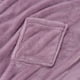thumbnail image 5 of Manta poncho portátil Berkshire Primalush de felpa, morado, 5 of 7