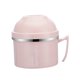 thumbnail image 3 of taza de bocadillo termal bento del acero inoxidable del nivel 3 del almuerzo con el cuenco de sopa rosa, 3 of 4