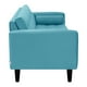 thumbnail image 5 of Sofa Retro 3c Felpa 00 Turquesa, 5 of 6