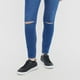 thumbnail image 3 of Jeans Mujer Skinny Destroyed Azul Oscuro Corona, 3 of 5