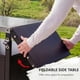thumbnail image 3 of K&K Outdoor Grill Cart with Storage Cabinet, Outdoor Metal Kitchen Island with Foldable Table, Pizza Oven Table with Wheels & Stainless Steel Top & Hooks & Spice Rack for BBQ,Waterproof Cover Included, 3 of 3