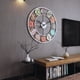 thumbnail image 3 of Reloj Mural marco blanco números de colores, 3 of 3