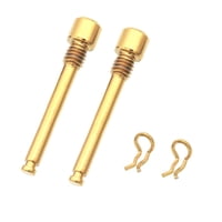 Magideal - 2X Pernos De Freno De Disco De Bicicleta Pernos De Pinza De Bicicleta Pernos De Inserción Tornillo Duradero Portátil Accesorios De Ciclismo Accesorios Oro