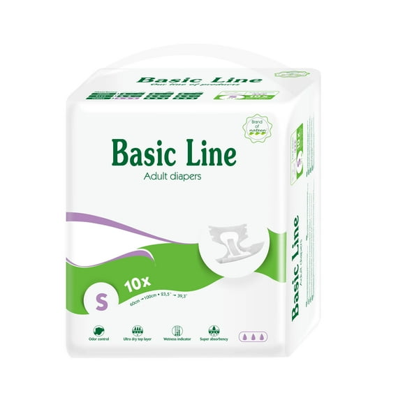 Pañal Adulto Basico Purple talla S - 10 un