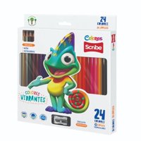 Scribe Colores Vibrantes 24 Lapices