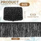 thumbnail image 2 of Uxcell Ribete de Flecos de Cadena con Lentejuelas, Flecos para Coser para Vestido Latino Escenario Negro 2 Yardas x 6 Pulgadas, 2 of 7