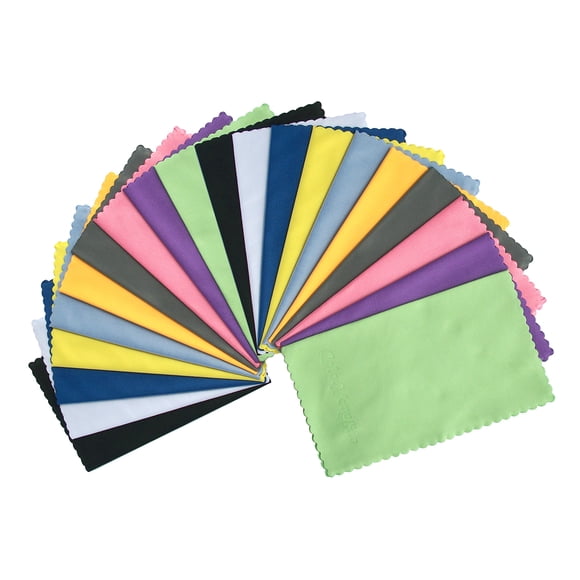 Paños de limpieza de microfibra ColorYourLife, paquete de 20