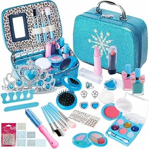Genérica - Kit 32 De Maquillaje Para Niños Lavable Moda Conjunto. Juguetes De Maquillaje Para Niños, Regalos Navideños.
