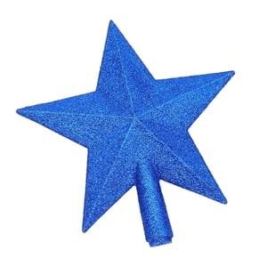 Magideal - Estrella Para La Parte Superior Del Árbol De Navidad, Decoración Para El Árbol De Navidad, Fiesta, Estrella Para La Parte Superior Del Árbol De Navidad, Regalos De Navidad Para Azul