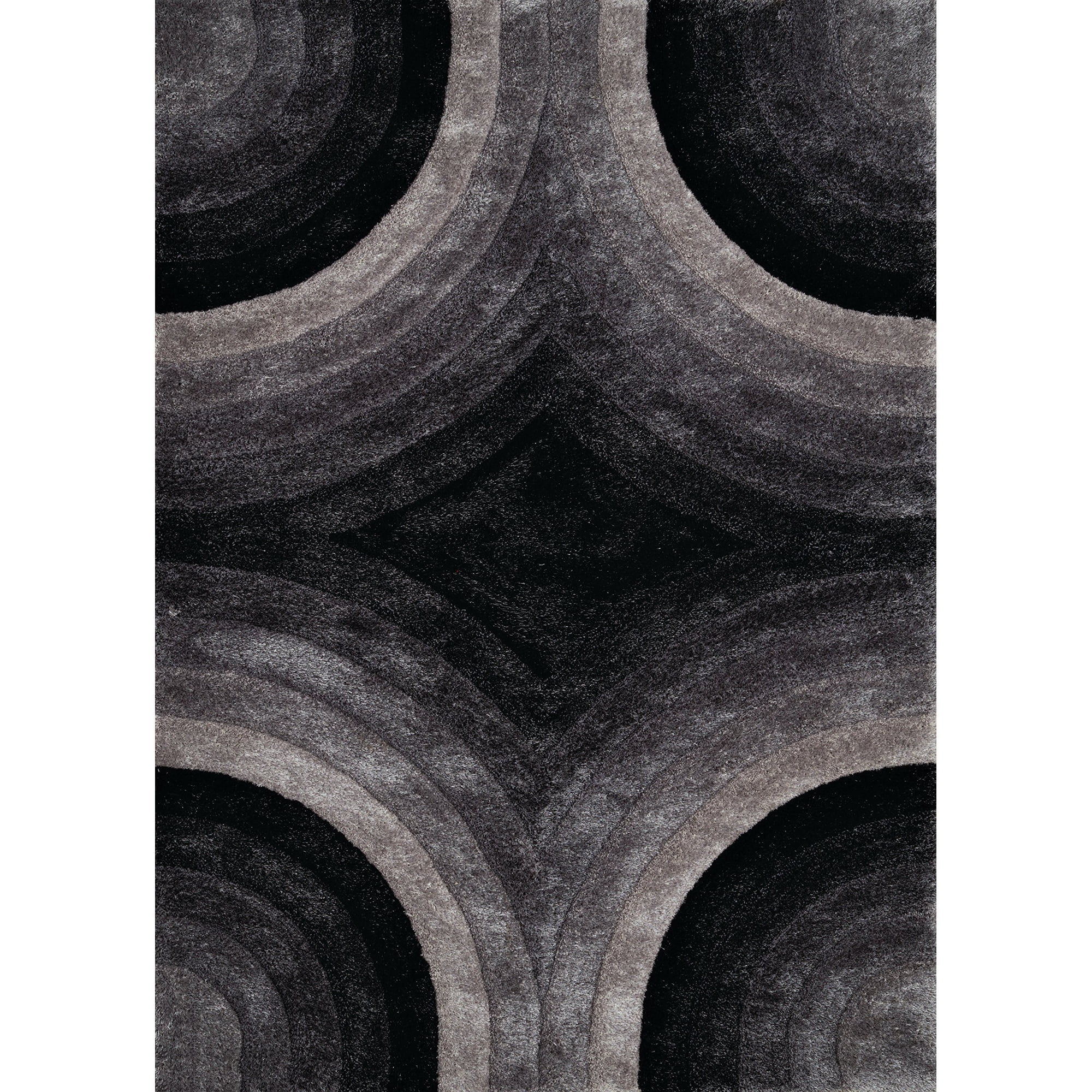 Alfombra United Weavers Of America Finesse Astral, 56 Cm X 91 Cm, Color Negro