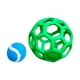 thumbnail image 3 of Juguetes Interactivos Para Perros Ball Lawn Garden Lanzar Jugar Al Aire Libre Juguetes Para Masticar Perros Verde Con Tenis, 3 of 5