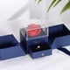 thumbnail image 3 of Caja de regalo con rosa eterna, rosa real encantada, rosa preservada hecha a mano para mujer, esposa o novia en San Valentín, cumpleaños o día de la madre., 3 of 8