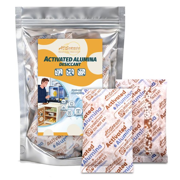 Desecante de alúmina activada, 50 g, 8 piezas para filamento de impresora 3D