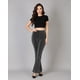 thumbnail image 3 of Pantalón Palazzo Mujer Elasticado Brilloso Tendencia Biribum, 3 of 4