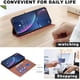 thumbnail image 4 of Funda Cartera con Bloqueo RFID para Samsung Galaxy A36 5G con Ranuras y Soporte Marrón, 4 of 5