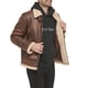 thumbnail image 3 of Chaqueta Calvin Klein de piel sintética tipo bomber con piel de oveja marrón, 3 of 4