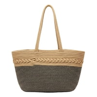 Genérico - Cartera Bicolor Bolso Diseño Tejido Minimalista Moderno Jhn