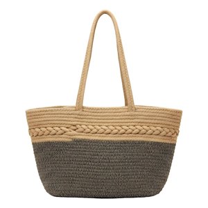 Genérico - Cartera Bicolor Bolso Diseño Tejido Minimalista Moderno Jhn