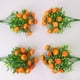 thumbnail image 2 of Xiao Hua Árbol de Naranja de Simulación de Fruta Realista con Ramas de Hojas Verdes, Decoración Del Hogar, 1 Pieza, Naranja Simulada, 2 of 4