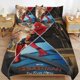 thumbnail image 2 of Spider-Man Fragments 3 Piece Sets Full/Queen Size - Reversible Microfiber Quilts with 2 Shams Soft Lightweight Bedspread Coverlet Comforter for All Season Bed Sheets, 2 of 5