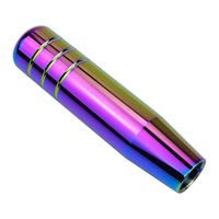 Ioensy - Perilla De Cambio De Marchas Con 3 Adaptadores Roscados Que Se Adaptan A La Mayoría De Los Vehículos Manuales Coloridos