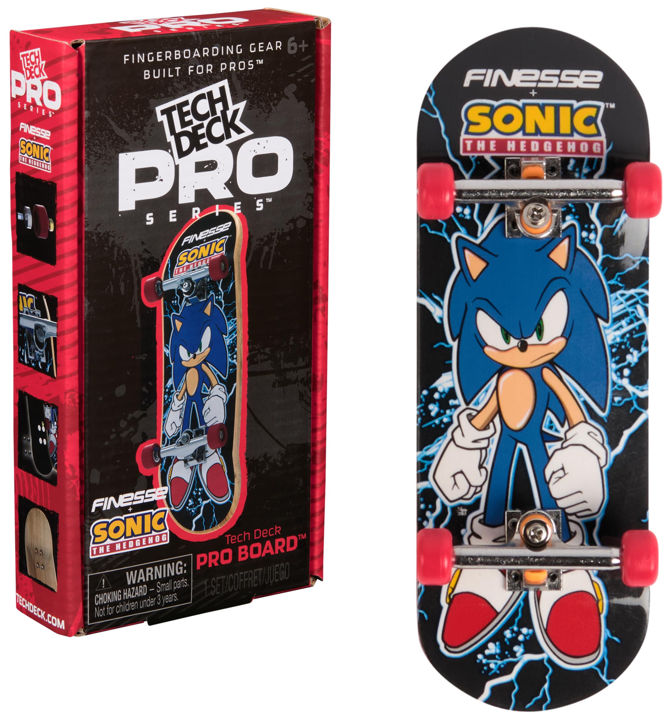 Finger Board Tech Deck Finesse X Sonic The Hedgehog Pro Series