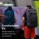 thumbnail image 5 of Mochila de viaje Osprey Farpoint 55L para hombre - Muted Space Blue, 5 of 9
