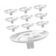 thumbnail image 2 of 10 Piezas Soporte para Flores Hidropónico Flotante Portaplanta Ligero de Polipropileno Estante para Decoración Floral Versátil Base para Plantas Acuát 5 cm x 2 cm, 2 of 5