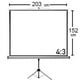 thumbnail image 1 of Telon Tripode 203x152cm, Mecanismo Retractil, 1 of 2