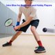 thumbnail image 2 of Bolas de squash J Bryant 40 mm 20 g paquete de 4 con punto azul, 2 of 6