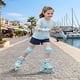 thumbnail image 1 of Patin Lineal Con Luces Y Kit Talla S 27 31 Celeste, 1 of 4