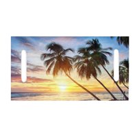 Ioensy - Funda De Asiento Para Carrito De Golf Con Estampado De Cocoteros, Ligera, Para Golf, Toalla, Atardecer