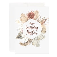 Tarjeta De Felicitación Simply Uncaged Christian Gifts Happy Birthday Pastor