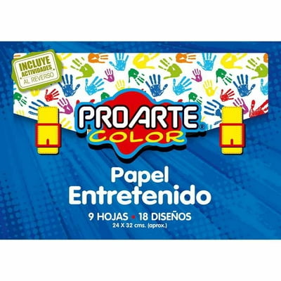 Papel Entretenido Diseños 9 Pliegos 18 Diseños 1 Un Proarte
