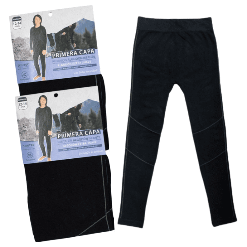 Genérico - Calza Primera Capa Térmica Algodón Infantil Niños Juvenil