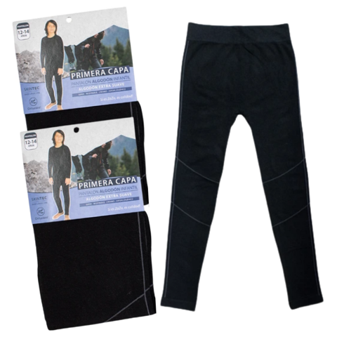 Genérico - Calza Primera Capa Térmica Algodón Infantil Niños Juvenil