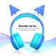 thumbnail image 2 of Auriculares Bluetooth para niños Gorsun con micrófono, color azul, 2 of 7