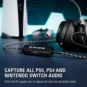 Elgato Chat Link Pro - Adaptador De Audio, Para Ps5, Ps4, Nintendo Swi El Gato Na