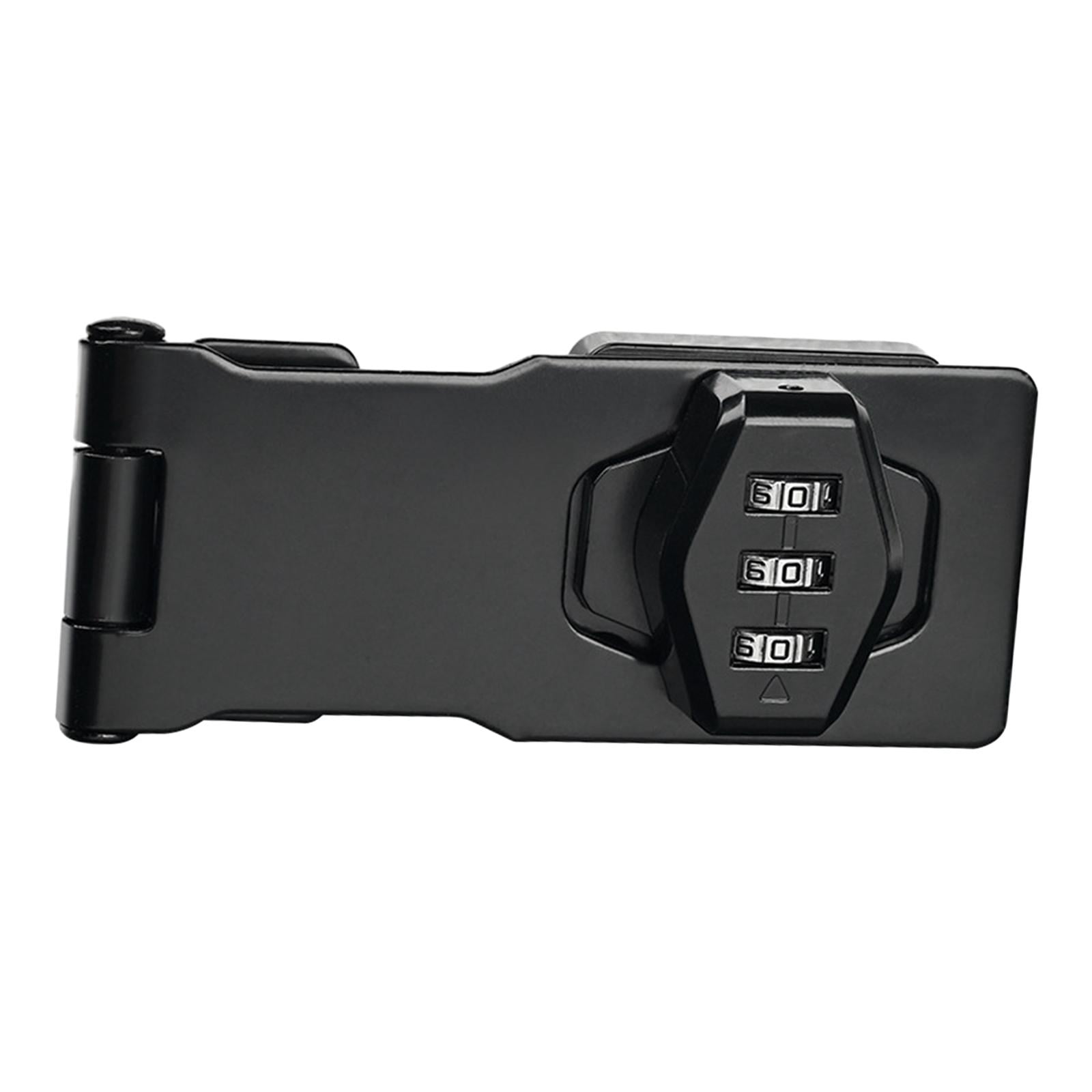 Bothyi - Cerradura De Puerta De Gabinete, Cerradura De Cajón Para Archivador, Puerta De Granero, Garaje, Color Negro