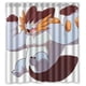 thumbnail image 1 of Cortina de ducha de Pokémon de Anime, juego de cortina de baño con ganchos, tamaño 66 x 72 pulgadas, 1 of 3