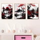 thumbnail image 4 of 3pcs Japanese Natural Landscape Wall Art Prints - Add a Touch of Vintage Charm to Your Home Decor!, 4 of 4