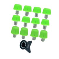 Ioensy - 12 Clavos Para Botas De Fútbol Portátiles Con Llave Para Atornillar Y Usar En Zapatillas Deportivas De Color Verde