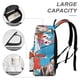 thumbnail image 4 of Tiny Toons Looniversity-theme Backpack, Campus style schoolbag Bookbag with Adjustable Shoulder Straps And Large Zip Compartment, Unisex Travel Bags.42x30x15cm, 4 of 6